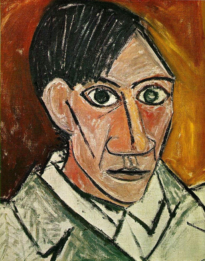 Picasso Self Portrait Evolution From Age 15 To Age 90 (5)